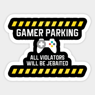 Video Gamer Jebaited Sticker